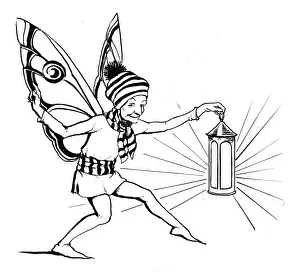 Fairy with a lamp