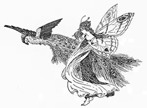 Fyleman: Fairy and peacock