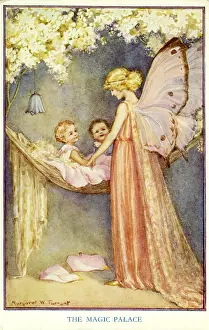 Printedcopy: A fairy puts her children to bed