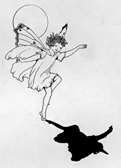 Fairy with shadow