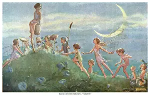 Symonds: Fairyland - Blue Convolvulous - Night