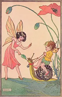 Molly Brett (peter Cope): Fairyland - fairies and snail