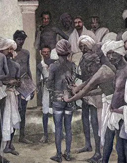 Ascetics: FAKIR WITH HOOKS IN BACK