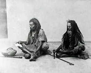 Ascetic: Two Fakirs (ascetics), India