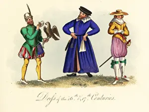 Garters: Falconer, and dandy, 17th century