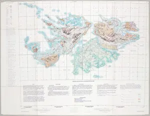 Relating: Falkland Islands Royal Engineer briefing map, 1982
