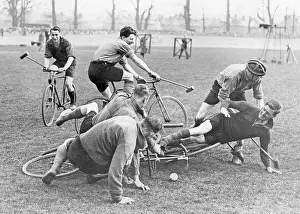 Racket: Fall during cycle polo, 1934