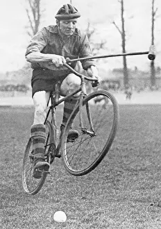 Racket: Fall during cycle polo, 1934