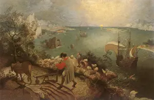 1560s: The Fall of Icarus, by Pieter Bruegel the Elder