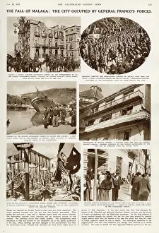 Malaga: The Fall of Malaga: the city occupied by Franco's forces