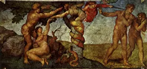 1509: The Fall of Man, by Michelangelo