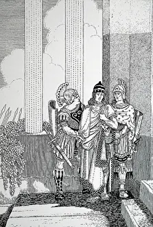 Noise: FALL OF PLATAEA: 479 BC. Illustration by W. Gordon Mein 1910