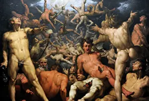 Statens: The Fall of the Titans, 1588-1590, by Cornelis van Haarlem (