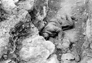 Sedan: Fallen French soldier, 1940