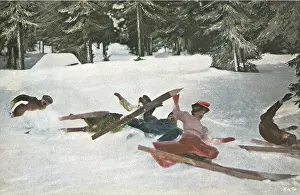 Crashing: Fallen Skiers