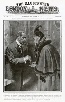 Presenting: Fallen solder's mother receiving Victoria Cross