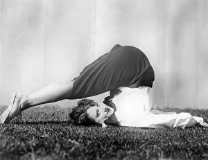 Yoga: Falling heels over head