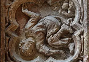 Quatrefoil: Falling man quadrilobe, Portail des Libraires