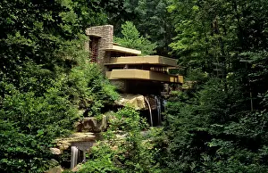 Allegheny: Fallingwater House Designed by Frank Lloyd Wright Built 1937