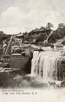 Funicular: Falls of Genesee River, Rochester, New York State, USA