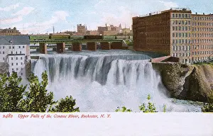 Hoyt: Falls of Genesee River, Rochester, New York State, USA
