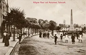 Killigrew: Falmouth, Cornwall - Killigrew Road and Monument
