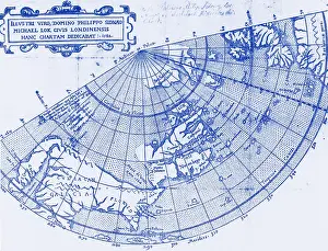 Verrazano: False representation of Sea of Verrazano, 1582