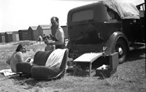 Hayling: Family on the beach