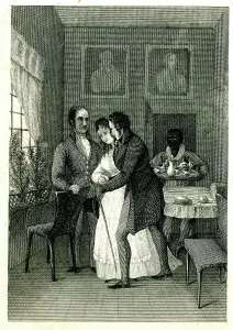 Servants: Family with black servant