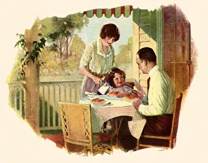 Shares: Family at Breakfast