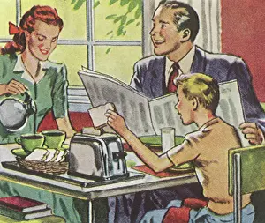 Pours: Family Breakfast Scene
