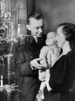 Infants: Family at Christmas, 1937