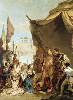 Treated: Family of Darius before Alexander'. After battle