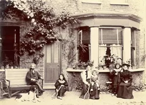 Racquets: FAMILY IN GARDEN