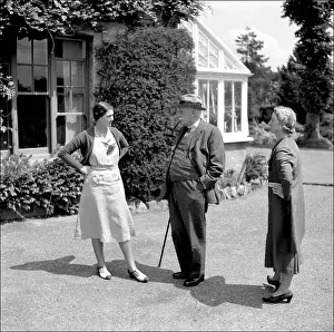 Harper: Family group in a Devon garden