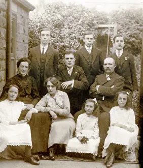 Barnsley: Family Group, Mapplewell, Yorkshire