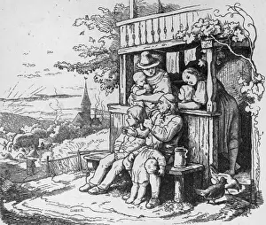 Biedermeier: Family ideal, around 1850