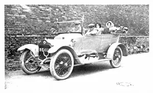 Bianchini: Family outing in a tourer, possibly a Bianchini