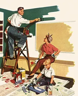 Relation: Family Paints Together