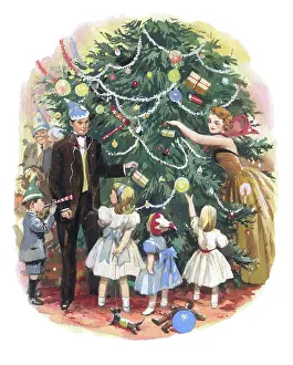 Strickland: Family party around the Christmas tree
