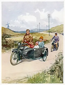 C1929: FAMILY TO SEASIDE C1929