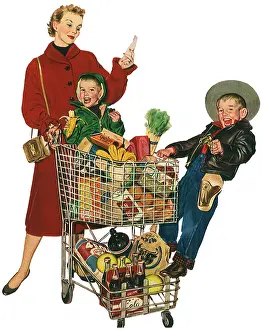 Piled: Family Shopping