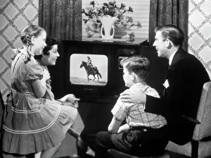 Cam001: Family In Front Of Television