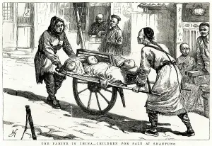 Shantung: FAMINE - CHILD FOR SALE