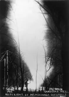Ignited: The famous Caney, Kansas gas well fire was ?