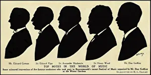 Elgar: Five Famous Conductors in Silhouette