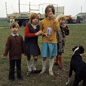 Scruffy: The Famous Five. Haverton Hill Teesside 1970s