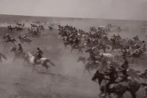 Boomers: Famous photograph of the start of the Cherokee