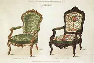 Furnish: Two Fancy Arm Chairs
