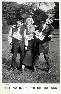 Deafness: Fancy Dress - Prentending to be Dumb, blind and deaf